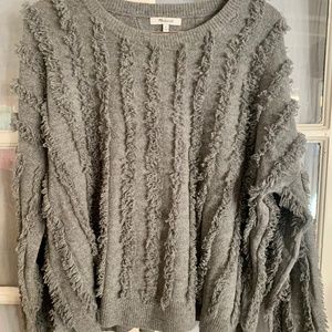 Madewell Fringe stripe Sweater